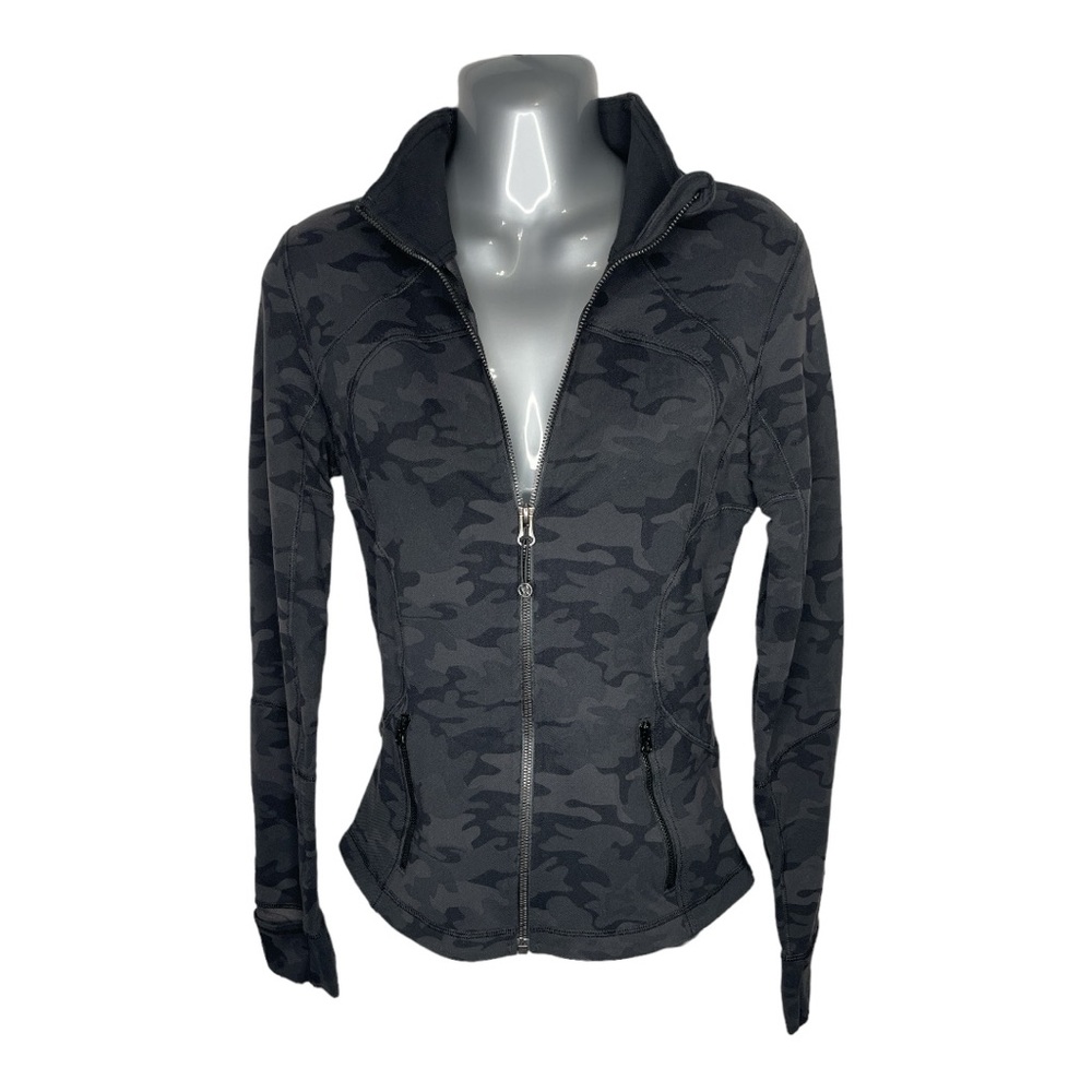 Lululemon Forme Jacket Black Savasana Camo Luon Women’s, Size 6